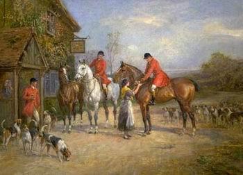 unknow artist Classical hunting fox, Equestrian and Beautiful Horses, 175. France oil painting art